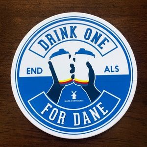 Dutch Brothers Sticker - Drink One for Dane